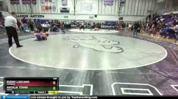 100 lbs Quarterfinal - Natalia Tovar, Pasco vs Eveny Lazcano, Granger