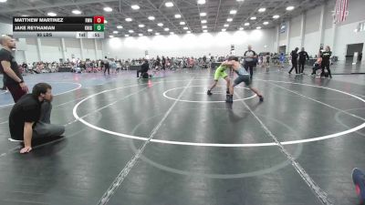 95 lbs Rr Rnd 1 - Matthew Martinez, Roundtree Wrestling Academy - EL vs Jake Reyhanian, Knights RTC/Wrestling Club - EL