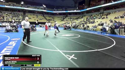 138 Class 4 lbs Cons. Round 1 - Lucas Bova, Troy Buchanan vs Matthew May, Jackson