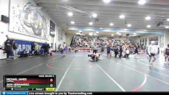 170 lbs Cons. Round 5 - Michael James, Central vs Zion Hernandez, Corona Del Mar