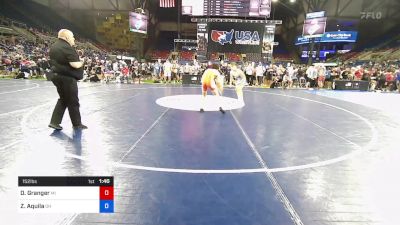 152 lbs Cons 16 #1 - Dylan Granger, Michigan vs Zack Aquila, Ohio