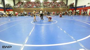 86 lbs Quarterfinal - Alexander Evans, Jenks vs Franklin Callis, Sand Springs JH (SS)