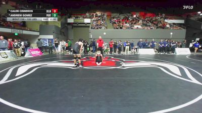 120 lbs Consi Of 4 - Caleb Cisneros, Selma vs Andrew Gomez, Porterville