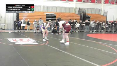 235 lbs Consi Of 4 - Emma McDonough, Whittier vs Kaleigh Fuller, Montachusett