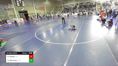 85 lbs 1st Place Match - Driggs Deeter, Sanderson Wrestling Academy vs Gavin Martinez, Bear Lake Wrestling Club