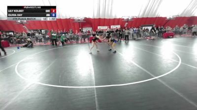 115 lbs 5th Place Match - Lily Kolbet, Caveman vs Olivia Hay, Askren Wrestling Academy