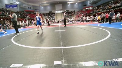 110 lbs Quarterfinal - Aubrey Gomez, Tulsa Blue T Panthers vs Aiden Smith, Glenpool Warriors