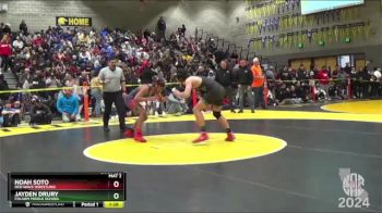 128 lbs Champ. Round 1 - Noah Soto, Red Wave Wrestling vs Jayden Drury, Folsom Middle School