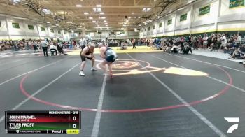 215 lbs Round 2 - John Marvel, Eastside United vs Tyler Frost, Madison