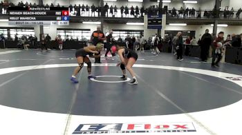 132 lbs Round Of 32 - Nevaeh Beach-Houck, Port Jervis vs Kelly Mahecha, Arlington