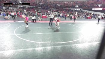 160 lbs Cons. Round 4 - Carter Stauffacher, Warrior Youth Wrestling vs Rylan Wells, BGC