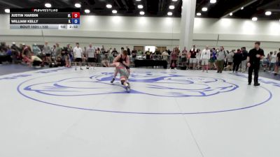 132 lbs Cons. Round 4 - Justin Harbin, AL vs William Kelly, IL