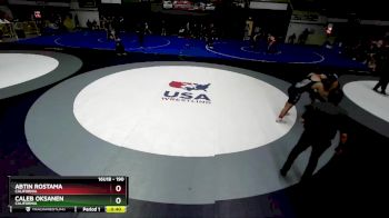 190 lbs Cons. Round 5 - Caleb Oksanen, California vs Abtin Rostama, California