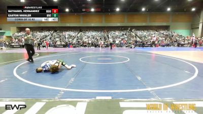 80 lbs Consi Of 16 #2 - Nathaniel Hernandez, Monster Garage vs Easton Whisler, Mulvane Jr. Wrestling Club