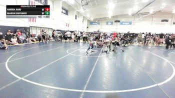 55 lbs Consi Of 16 #2 - Ameen Abid, NY vs Mason DeFebbo, WV
