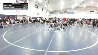 55 lbs Consi Of 16 #2 - Ameen Abid, NY vs Mason DeFebbo, WV
