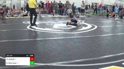 80-J lbs Consi Of 16 #2 - Hudson Juarez, MI vs Raige Morrison, OH