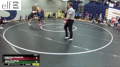 235 lbs. Cons. Round 4 - Jeralyn Spear, Troy Buchanan vs Saquiyah Francois, Marshfield