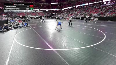 113 lbs Quarters - Kaiden Hahn, Saint Croix Falls vs Graysen Koepke, Port Washington