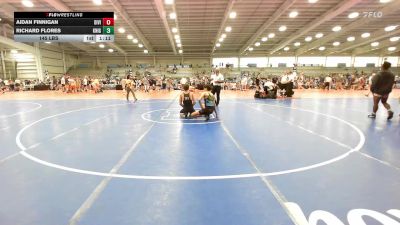 145 lbs Rr Rnd 3 - Aidan Finnigan, Division-1 Potentially Dangerous vs Richard Flores, Knights Wrestling Club-Red