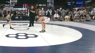 106 lbs Cons. Sub-rd Of 16 - Esaias Koethe, Iowa vs Grady Moos, Ohio