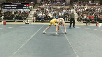 107 Championship Bracket 1st Place Match - Jackson Thorn, STMA vs Chase Lawrence, Stillwater