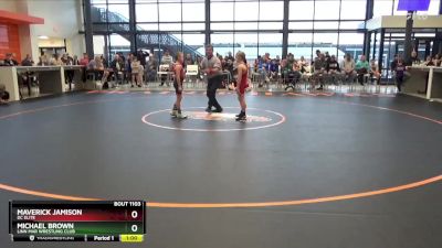 B-18 lbs Quarterfinal - Maverick Jamison, DC Elite vs Michael Brown, Linn Mar Wrestling Club