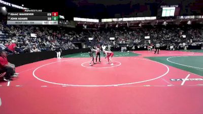 154 lbs Champ. Round 2 - John Adams, DAB1 vs Isaac Makeever, BTWA