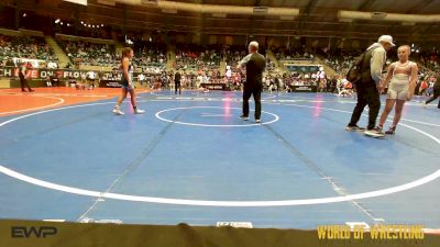 110 lbs Consolation - Abigail LeGrand, Sperry Wrestling Club vs Chanlee McKinney, Woodland Wrestling Club