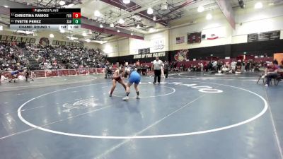 170 lbs Champ. Round 1 - Yvette Perez, Santa Ana Valley vs Christina Ramos, Fontana