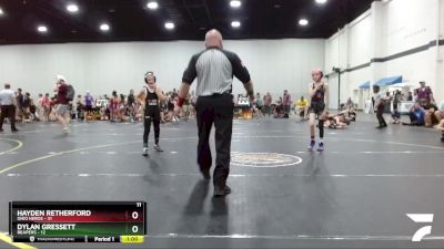 82 lbs Round 2 (4 Team) - Dylan Gressett, Reapers vs Hayden Retherford, Ohio Heros