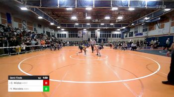 126 lbs Semifinal - Cooper Wiebe, Montachusett vs Yandel Morales, Andover