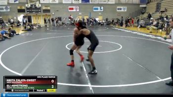 130 lbs 5th Place Match - Eli Armstrong, South Anchorage High School vs Nikita Zalata-Sweet, West Anchorage