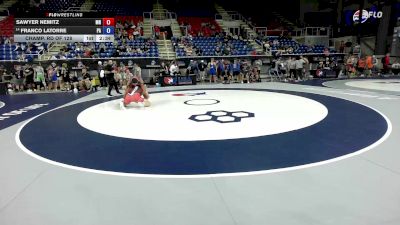 215 lbs Champ. Rd Of 128 - Sawyer Nemitz, MN vs Franco Latorre, PA