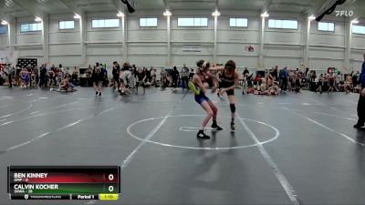 92 lbs Round 7 (10 Team) - Ben Kinney, OMP vs Calvin Kocher, SHWA