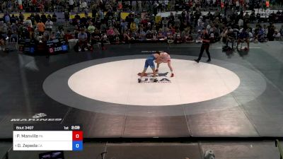 144 lbs Semis - Pierson Manville, PA vs Daniel Zepeda, CA