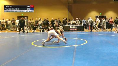 126 lbs Cons. Sub-quarters - Max Lu, Haverford Wrestling Club vs Jake Schiavone, Wyoming Seminary