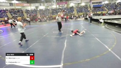 52 lbs Consi Of 4 - Kashton Warman, Alamosa Wrestling vs Ezekiel Vialpando, Misfits