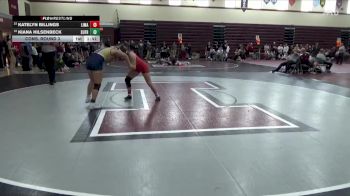 145 lbs Cons. Round 3 - Kiana Hilsenbeck, Sumner-Fredericksburg vs Katelyn Billings, Linn-Mar