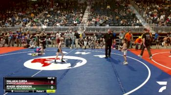 49 lbs Quarterfinal - Ryker Henderson, Top Of The Rock Wrestling Club vs Malakai Ojeda, Gladiator Wrestling Academy