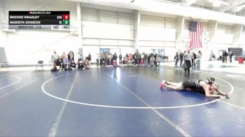 115 lbs Cons. Semi - Brooke Weakley, Springville vs Madisyn Johnson, Box Elder