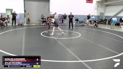 126 lbs Round 1 - Dylan McCambly, Dillingham Wolverine Wrestling Club vs Achilles Alexander, Arctic Warriors Wrestling Club
