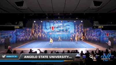 Angelo State University - Angelo State Cheer [2022 College -- Band Chant - Cheer] 2022 USA Nationals: Spirit/College/Junior