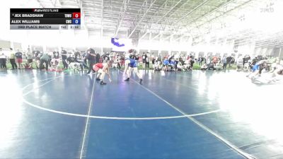 157 lbs 3rd Place Match - Jex Bradshaw, Total Domination Wrestling Club vs Alex Williams, Champions Wrestling Club