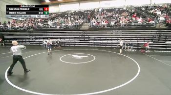 4A 120 lbs Quarterfinal - Braxton Trimble, West Field vs James Rollins, Mt Crest