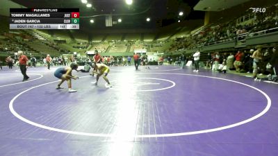 132 lbs Consi Of 4 - Tommy Magallanes, Justin Garza vs Jaden Garcia, Clovis