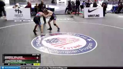 138 lbs Cons. Round 3 - Johnathan Hurd, Righetti High School Wrestling vs Andrew Williams, Beat The Streets - Los Angeles