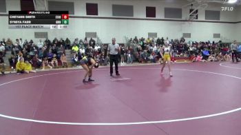 113-118 lbs 1st Place Match - Cheyann Smith, Starmont Girls vs Symiya Farr, Grinnell Girls