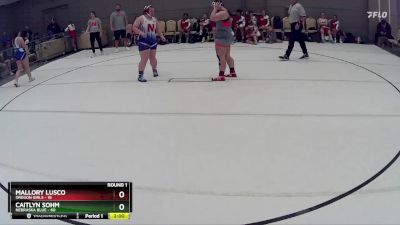 238 lbs Round 1 (8 Team) - Caitlyn Sohm, Nebraska Blue vs Mallory Lusco, Oregon Girls
