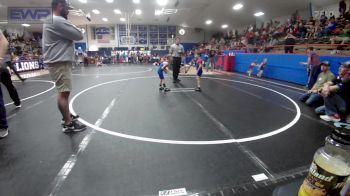 49 lbs Rr Rnd 2 - Zachariah Field, Chandler Takedown Club vs Christian Schwahn, Harrah Little League Wrestling